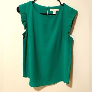 Monteau Green Sleeveless Top Women’s S